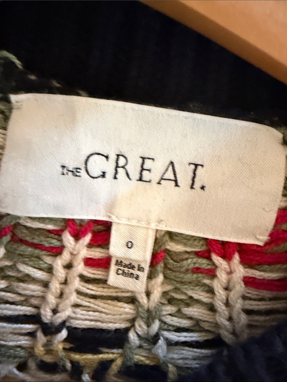 The Great Fair Black Fair Isle Sweater - Picture 3 of 4
